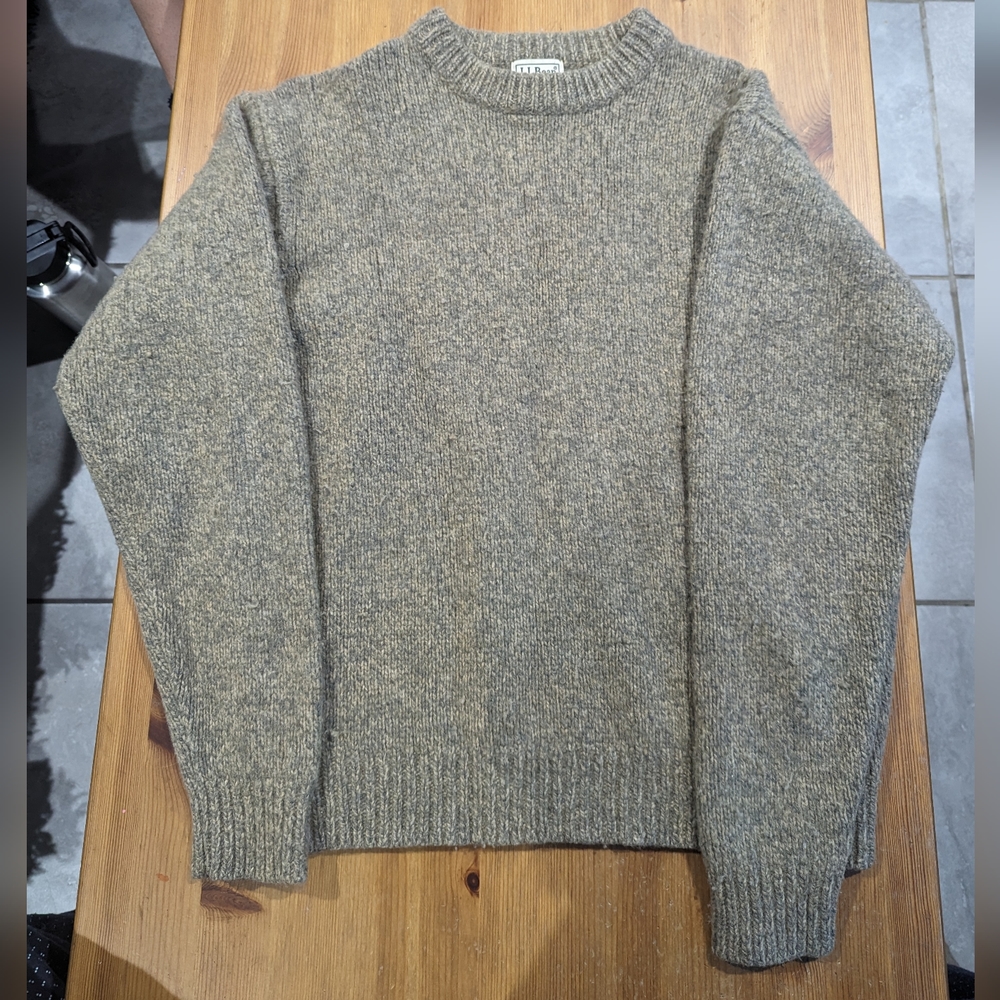 COPY - L.L. Bean brown/beige wool sweater
